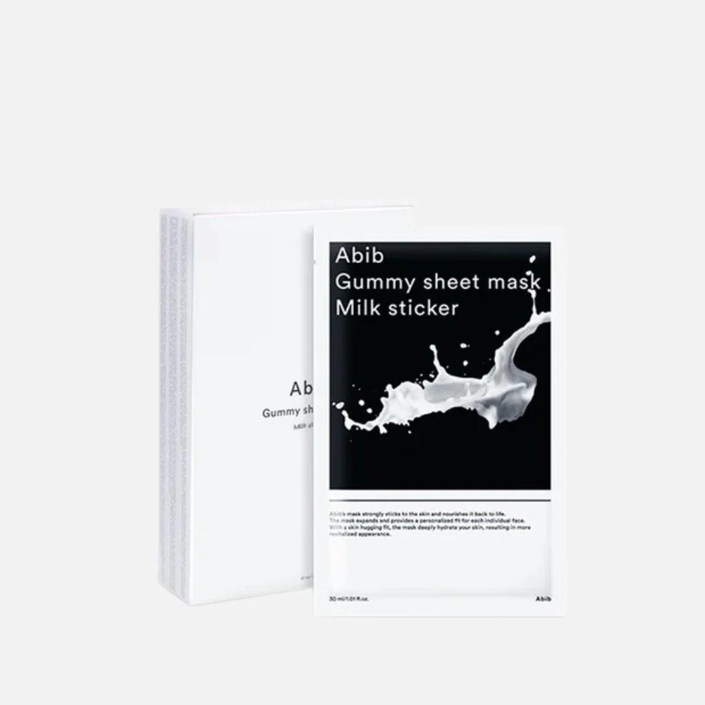 Abib Gummy Sheet Mask Pack Milk Sticker 10pcs - Image 5
