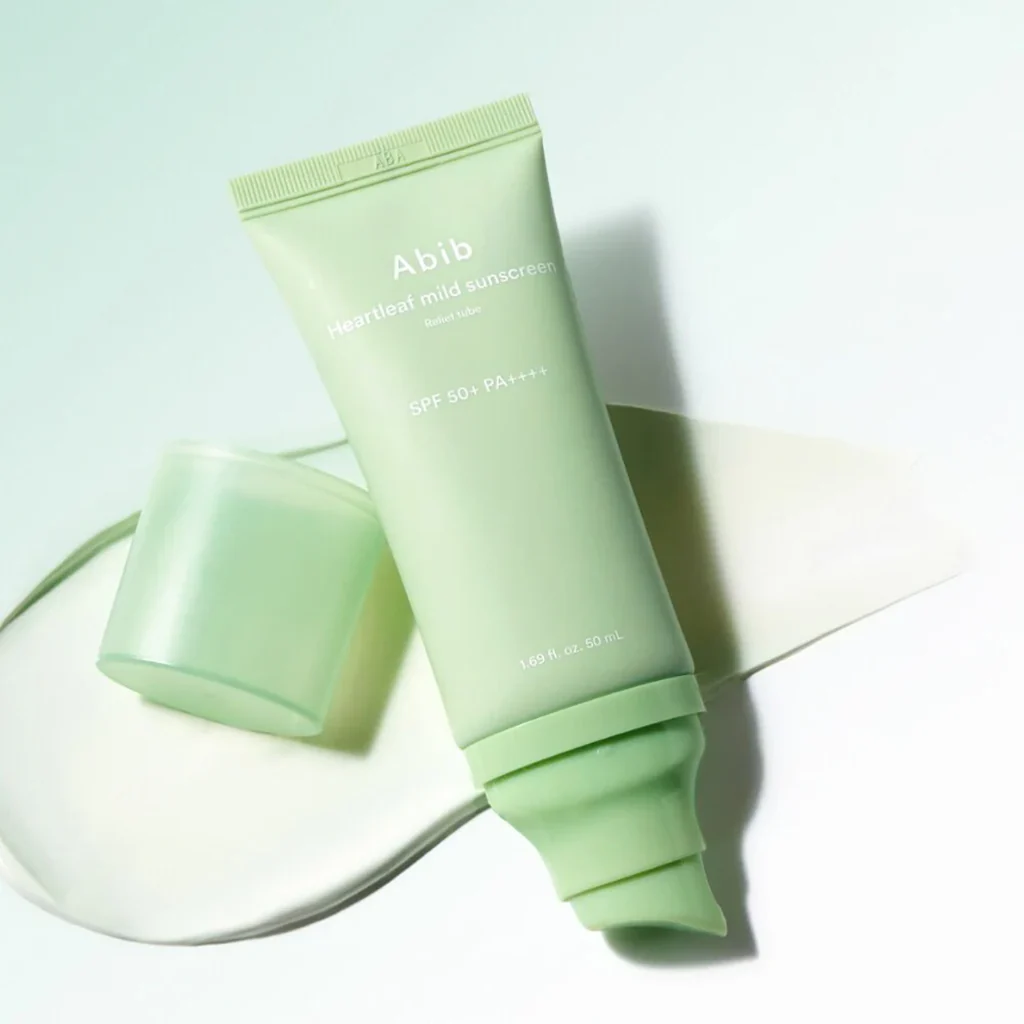 ABIB Heartleaf Mild Sunscreen SPF 50+ 50ml - Image 3