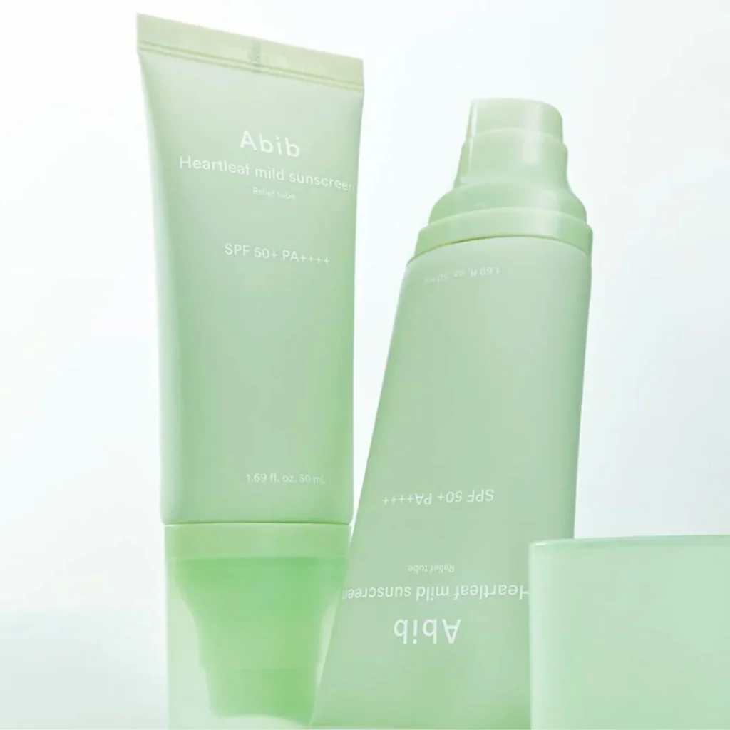 ABIB Heartleaf Mild Sunscreen SPF 50+ 50ml - Image 4