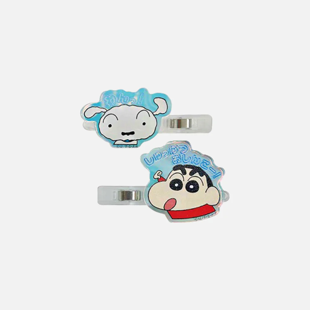 Aiplanning Crayon Shin-chan Aurora Acrylic Hair Clip 2 pcs - Image 2