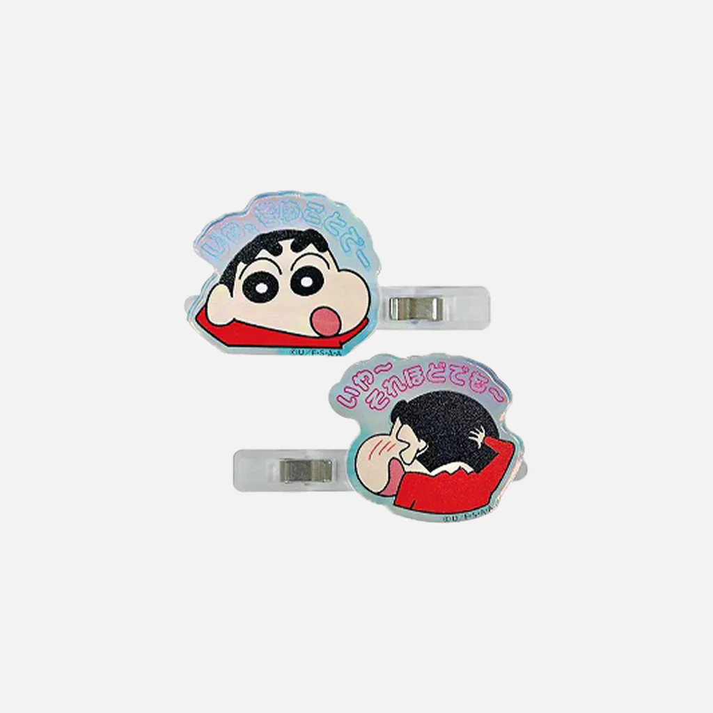 Aiplanning Crayon Shin-chan Aurora Acrylic Hair Clip 2 pcs - Image 3