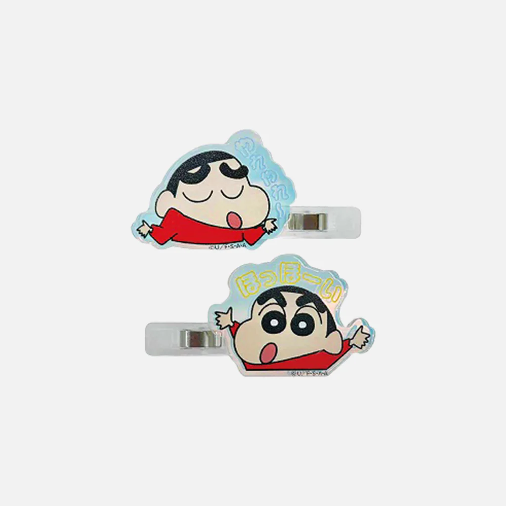 Aiplanning Crayon Shin-chan Aurora Acrylic Hair Clip 2 pcs - Image 4