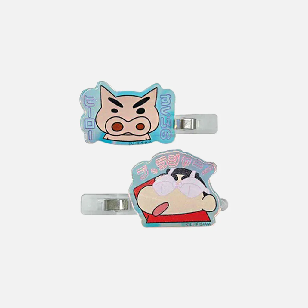 Aiplanning Crayon Shin-chan Aurora Acrylic Hair Clip 2 pcs - Image 5