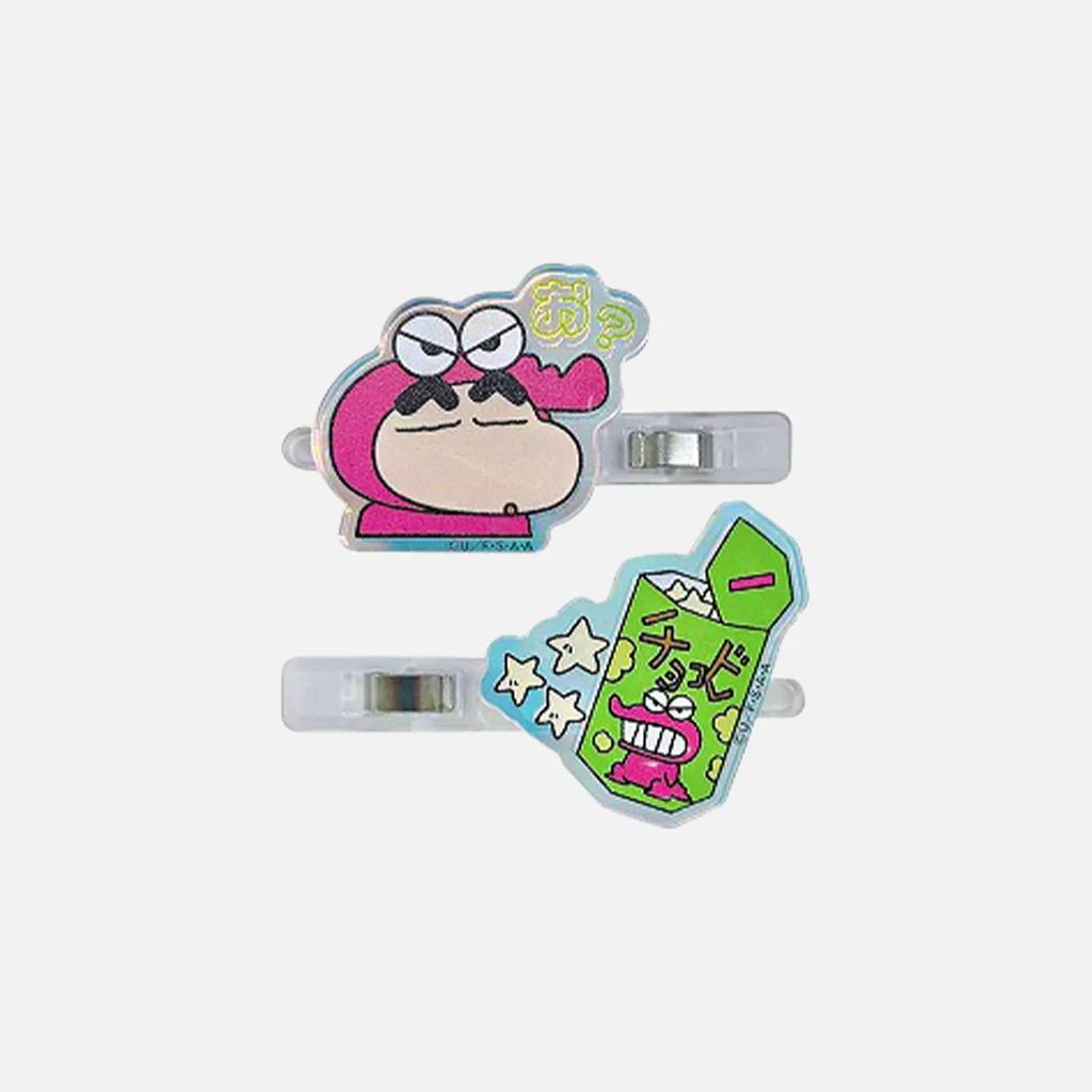 Aiplanning Crayon Shin-chan Aurora Acrylic Hair Clip 2 pcs - Image 6