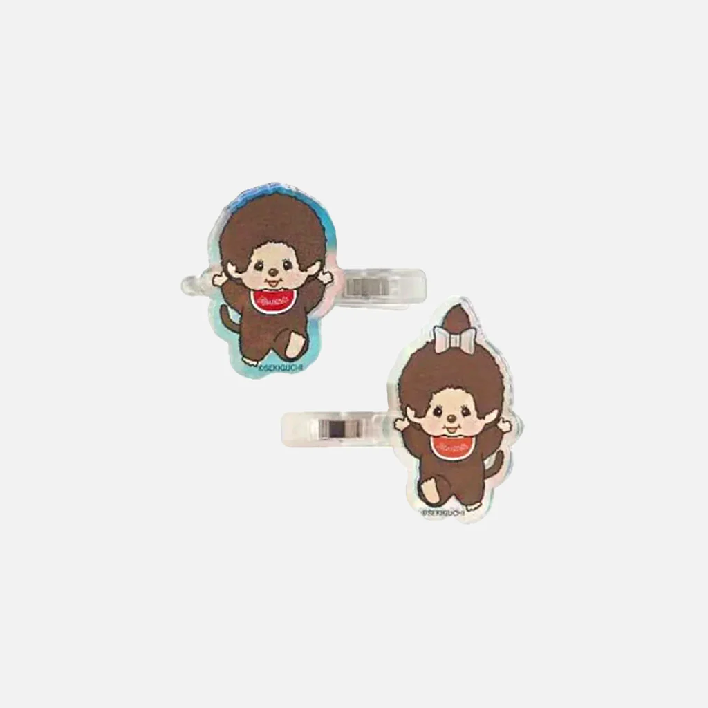 Monchhichi Acrylic Hair Clip Set 2 pcs - Image 3
