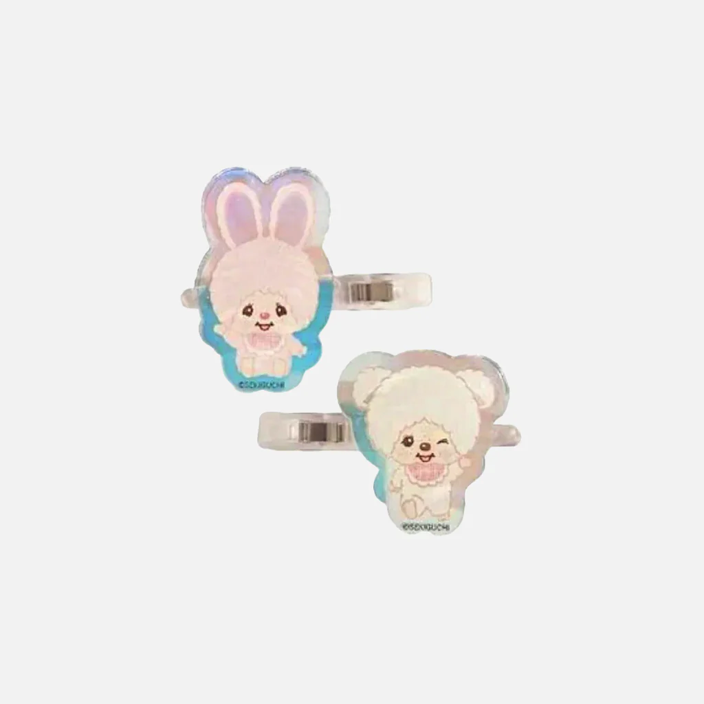 Monchhichi Acrylic Hair Clip Set 2 pcs - Image 7