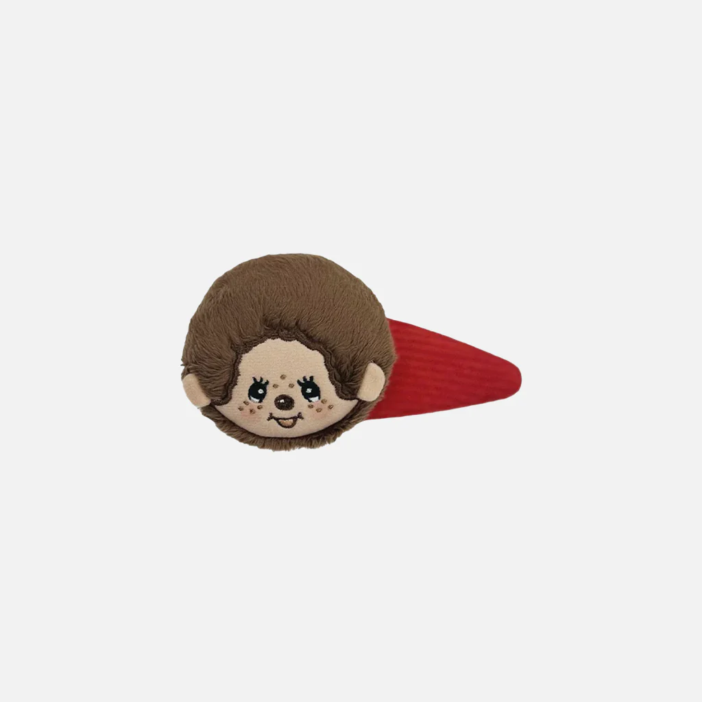 Aiplanning Monchhichi Big Plush Head Hair Clip 1 pc - Image 4