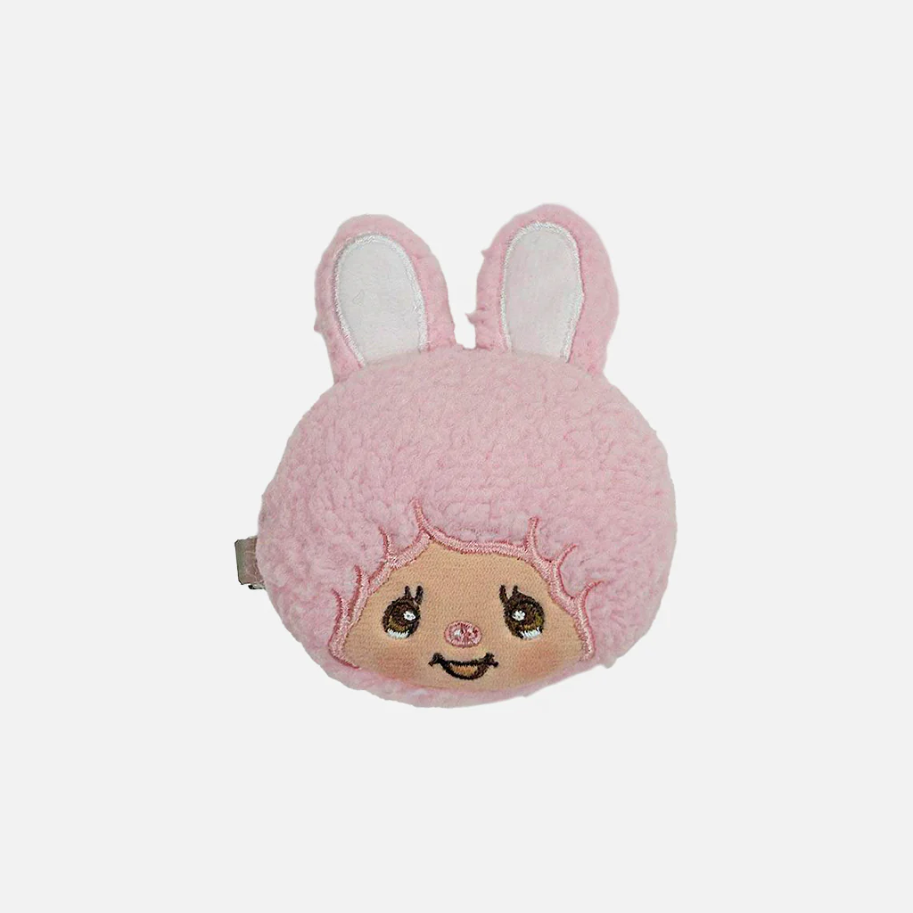 Aiplanning Monchhichi Big Plush Head Hair Clip 1 pc - Image 7