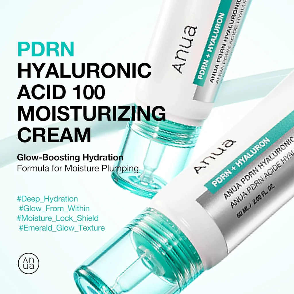Anua PDRN Hyaluronic Acid 100 Moisture Cream 60 ml - Image 3
