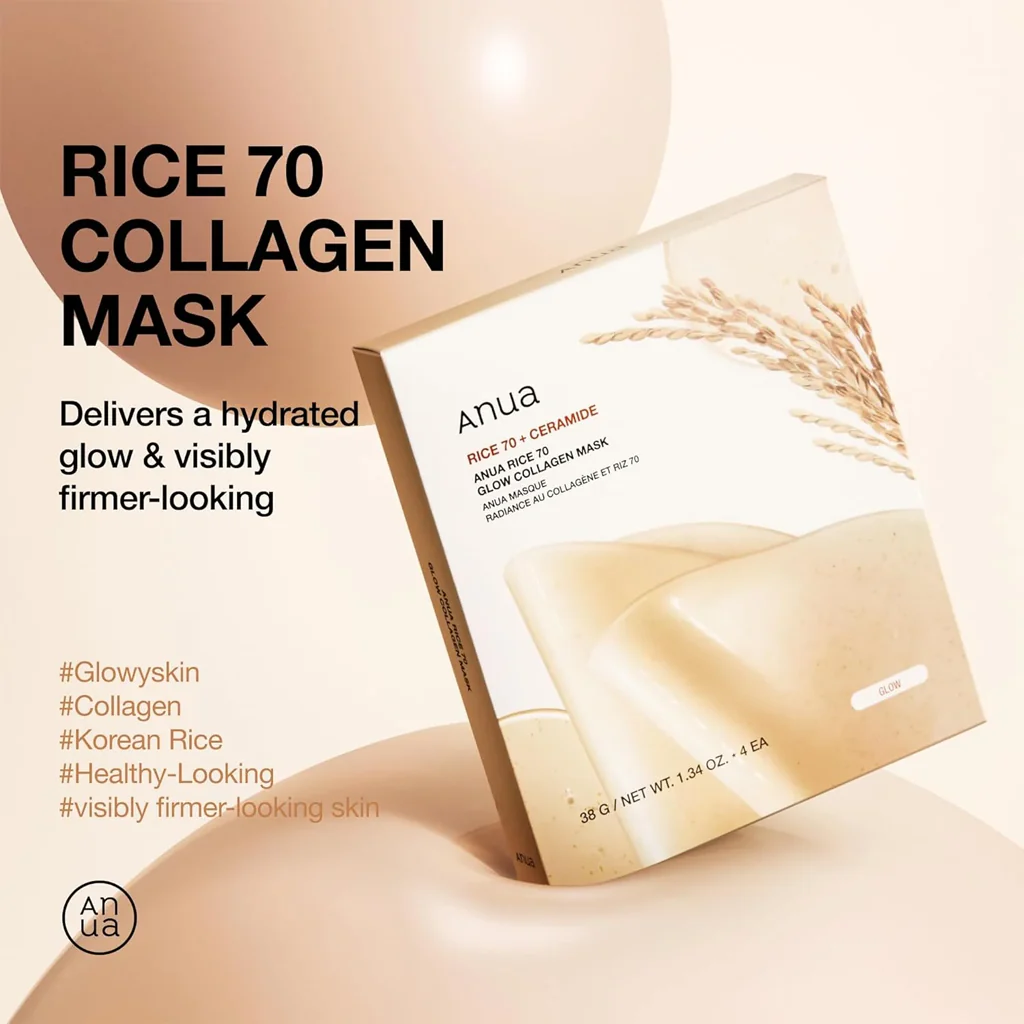 Anua Rice 70 Glow Collagen Mask - Image 4