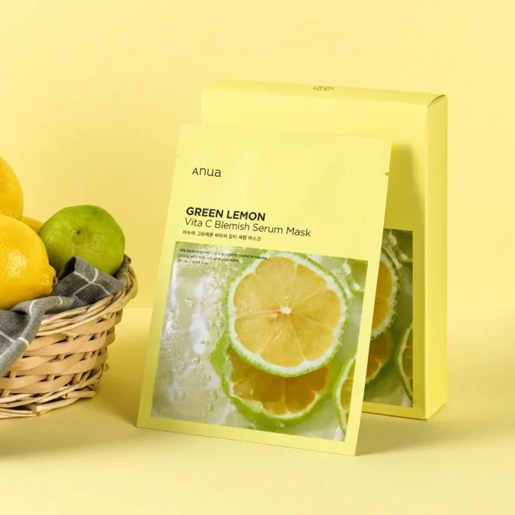 Anua Green Lemon Vita C Blemish Serum Mask - Image 3