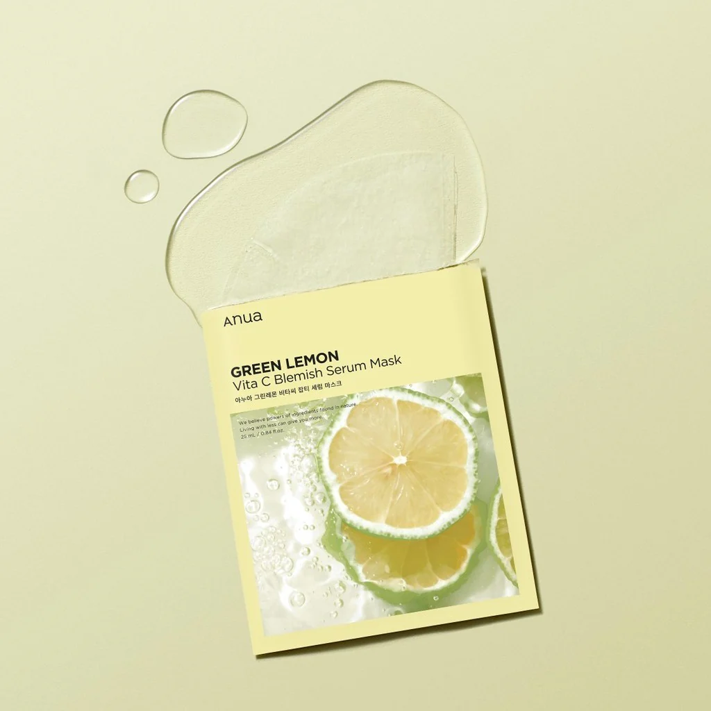 Anua Green Lemon Vita C Blemish Serum Mask - Image 4