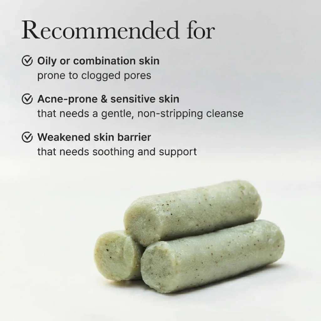 ARENCIA Green Tea LHA Deep Pore Rice Cake Cleanser 150ml - Image 4
