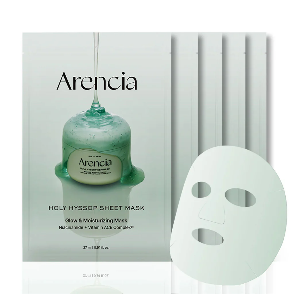 Arencia Holy Hyssop Sheet Mask 5 pcs - Image 2