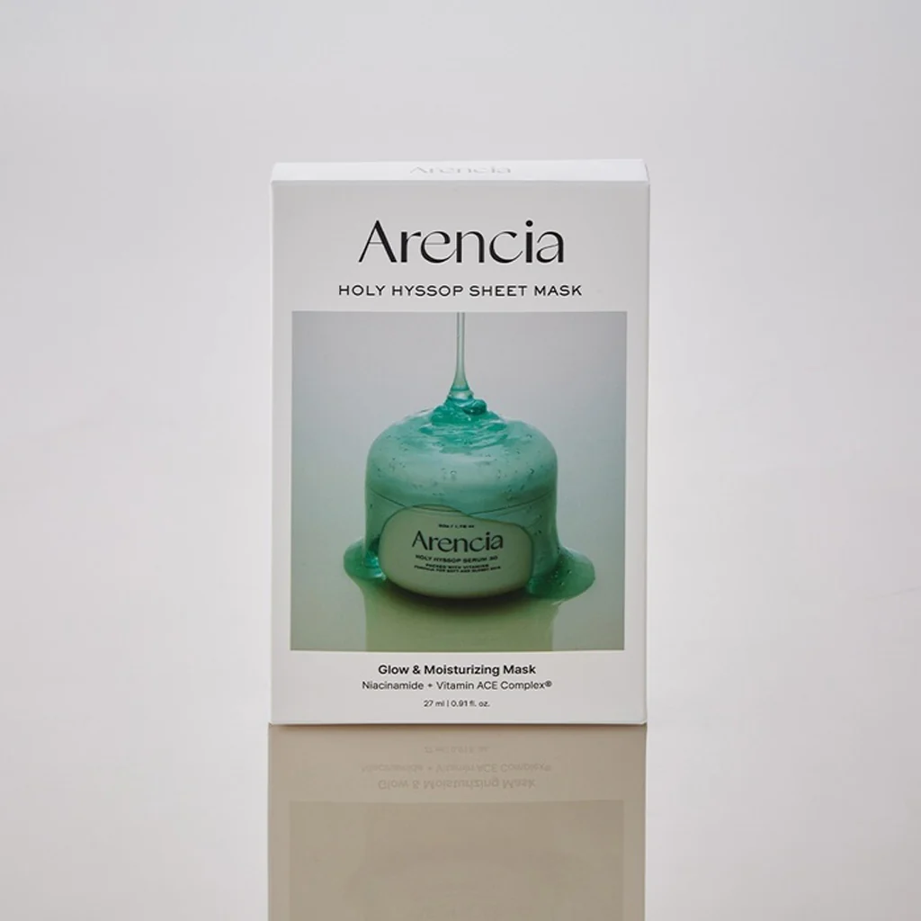 Arencia Holy Hyssop Sheet Mask 5 pcs - Image 4