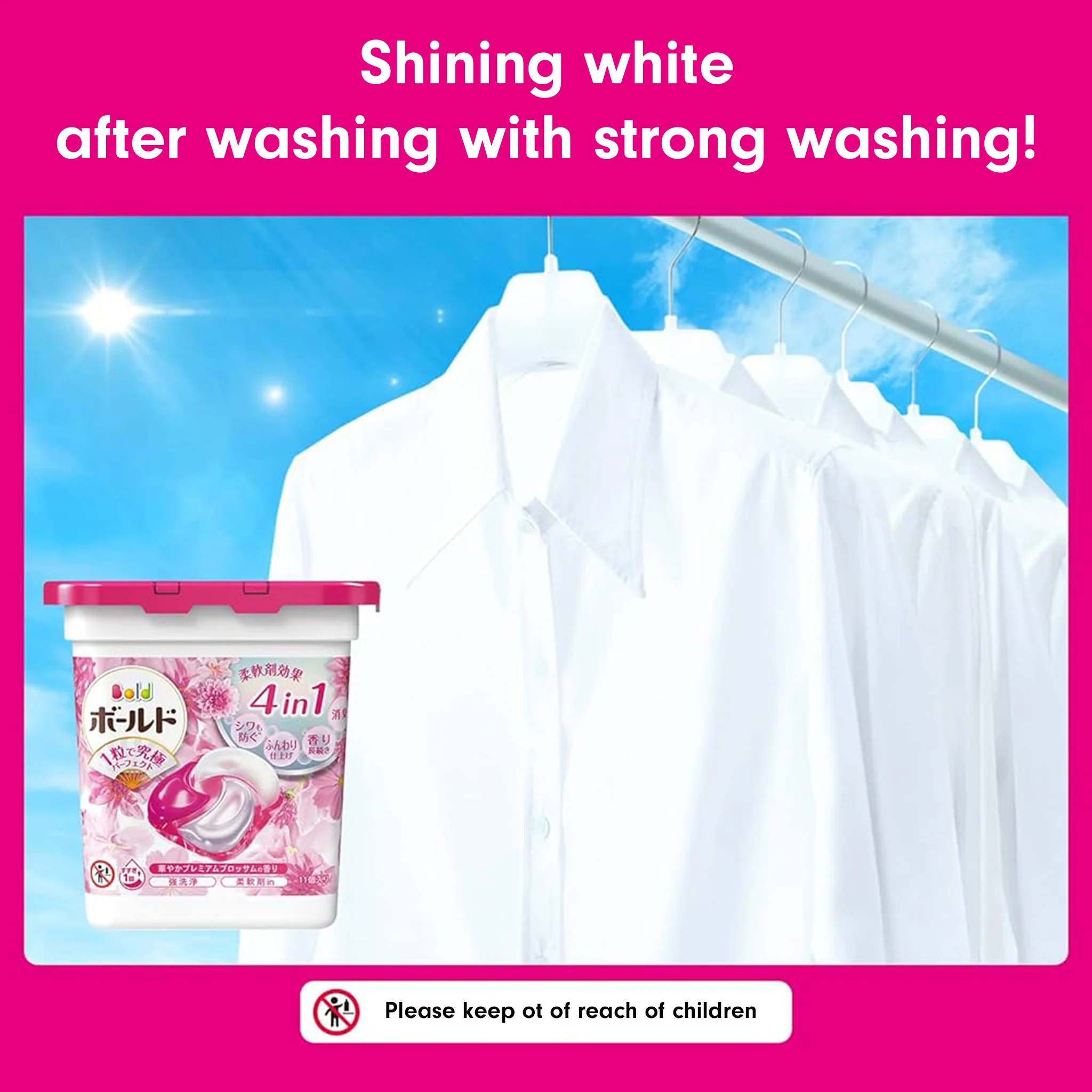 P&G Bold Gel Ball 4D Premium Blossom 11pcs - Image 2
