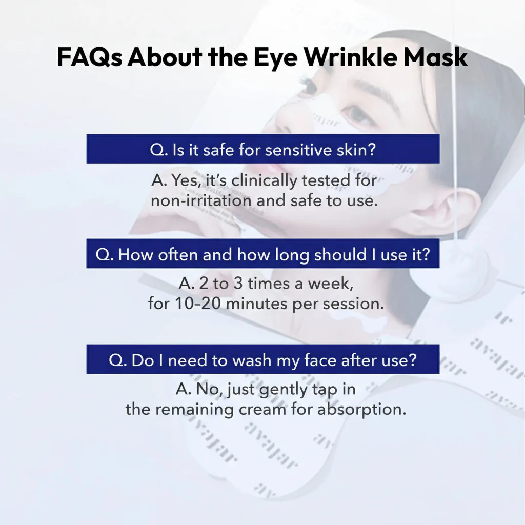 Avajar Rejuvenating Eye Wrinkle Control Mask 5pcs - Image 5
