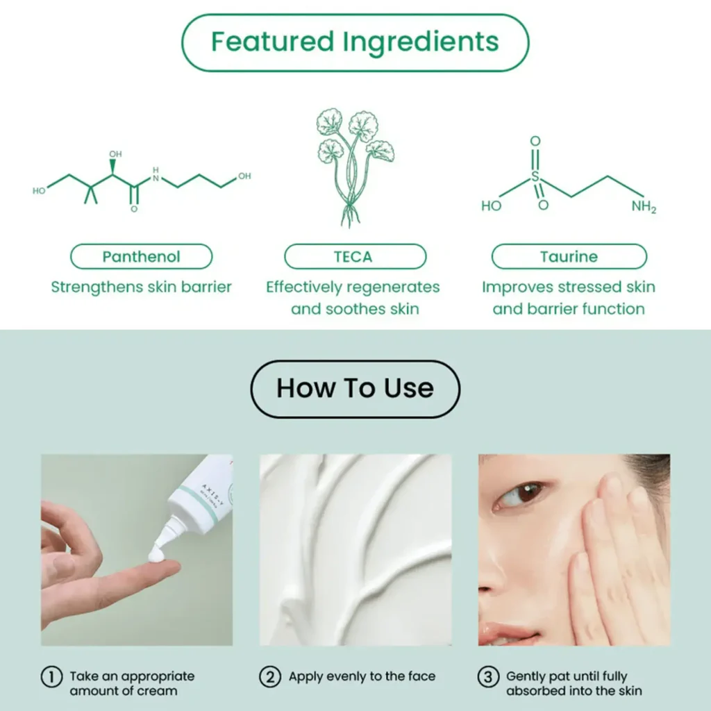 AXIS-Y Panthenol 10 Skin Smoothing Shield Cream 50 ml - Image 6