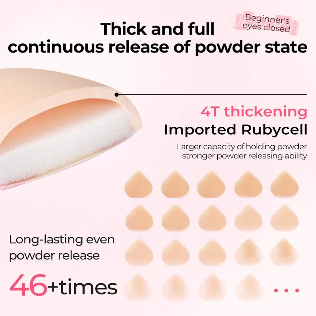 BLJ A++ Make Up Puff Set #Make Up Puff 2pcs - Image 4