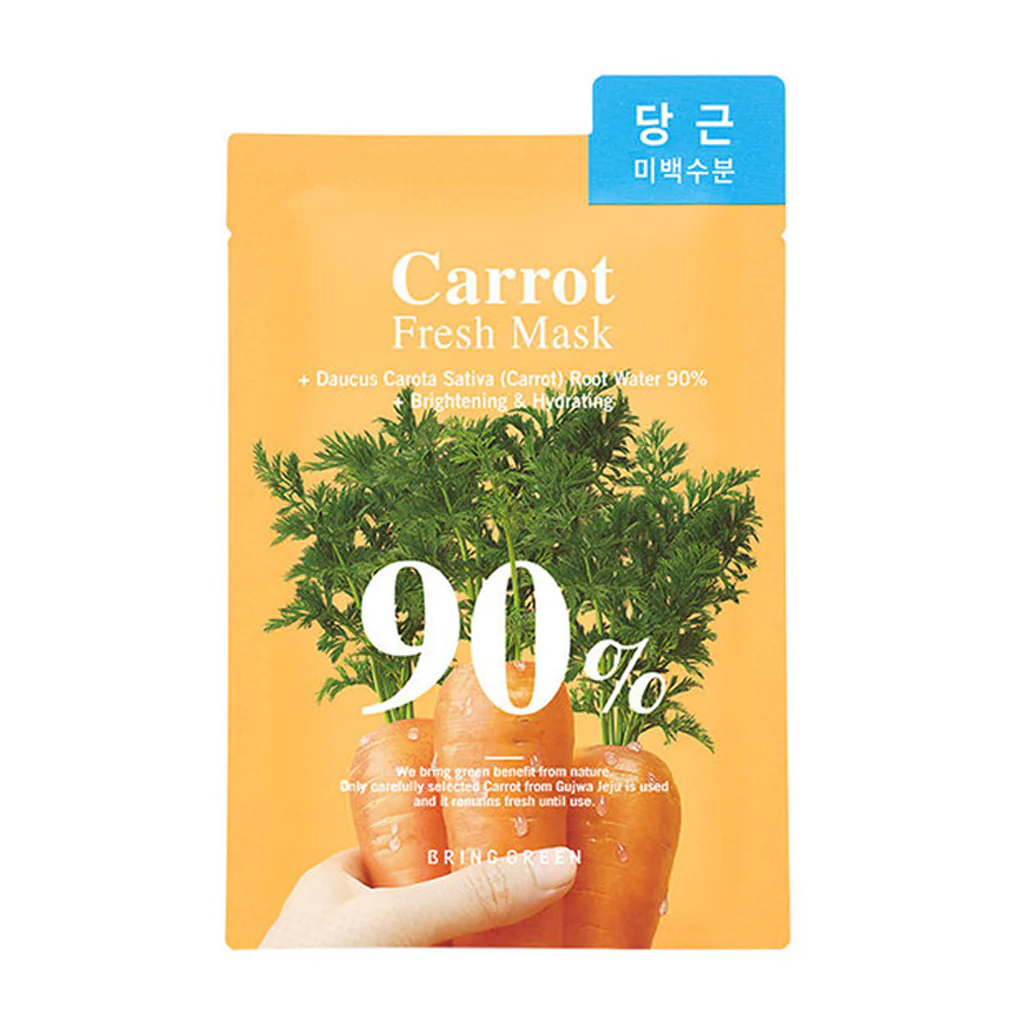 BRINGGREEN Carrot 90% Fresh Mask - Image 6