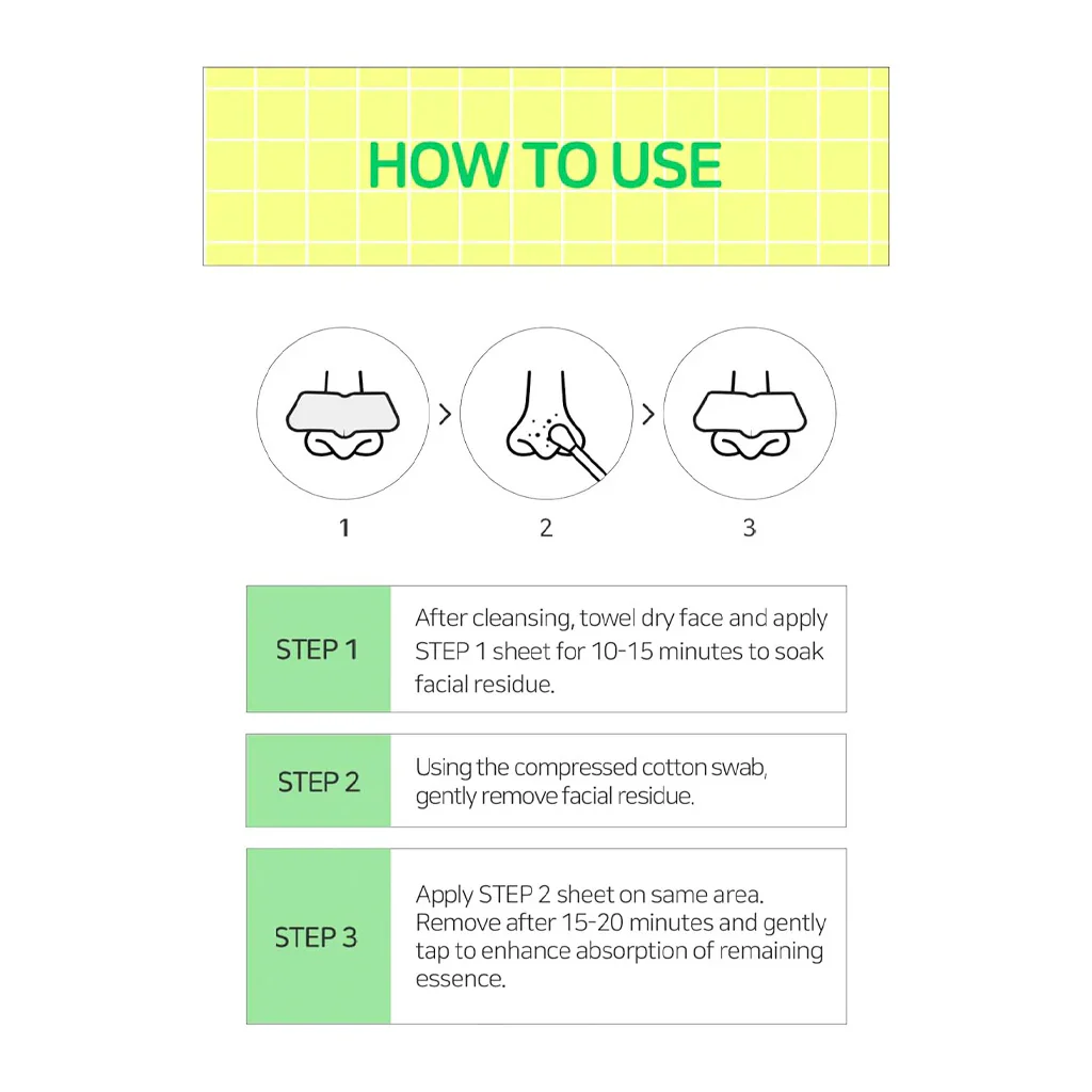 BRINGGREEN Tea Tree Cica Pore Nose Pack 5 pcs - Image 4