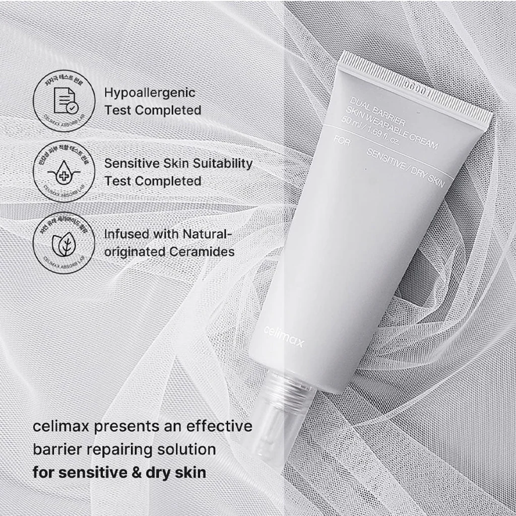 celimax Dual Barrier Skin Wearable Cream 50ml - Image 3