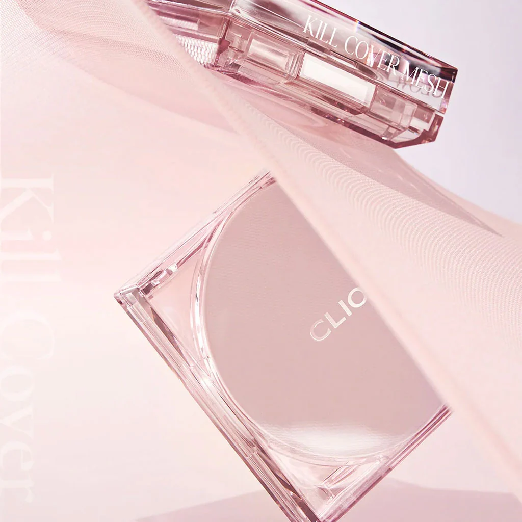 CLIO Kill Cover Mesh Glow Cushion Set+Refill 15g+15g - Image 6