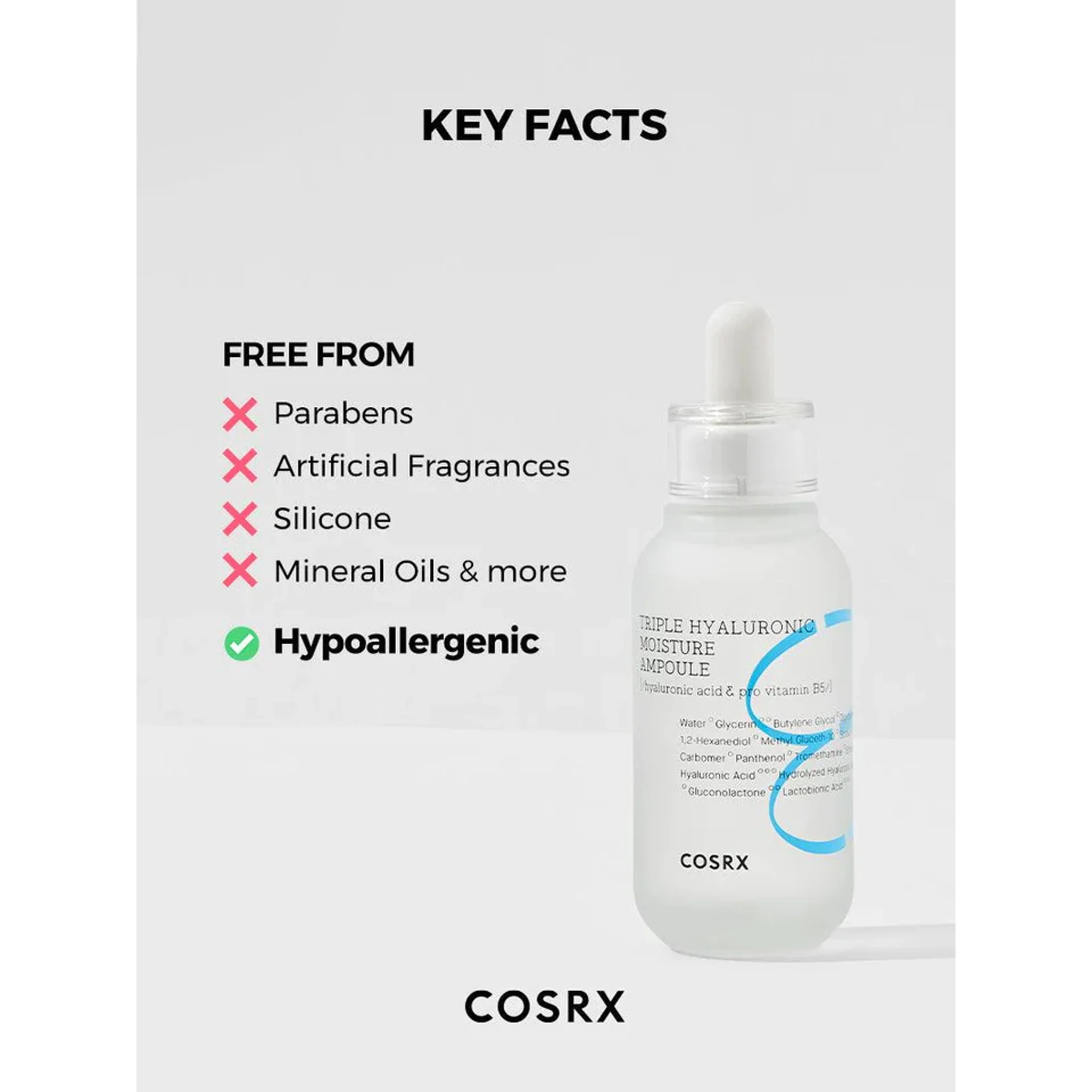 COSRX Hydrium Triple Hyaluronic Moisture Ampoule 40ml - Image 8