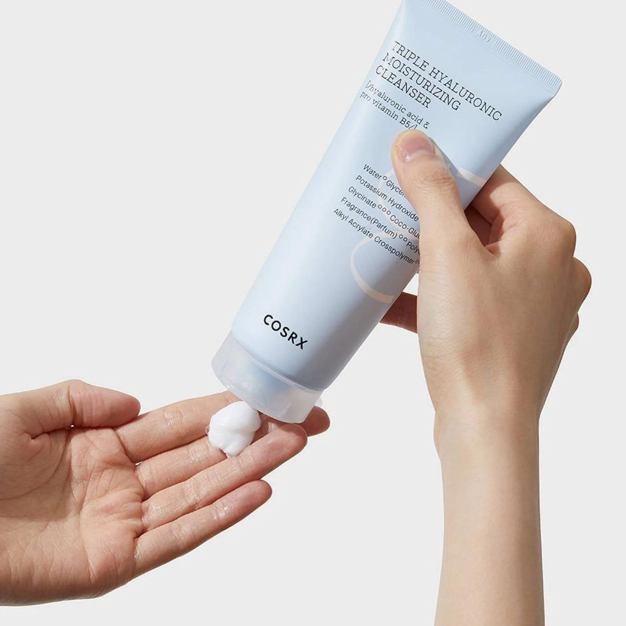COSRX Hydrium Triple Hyaluronic Moisturizing Cleanser 150ml - Image 3