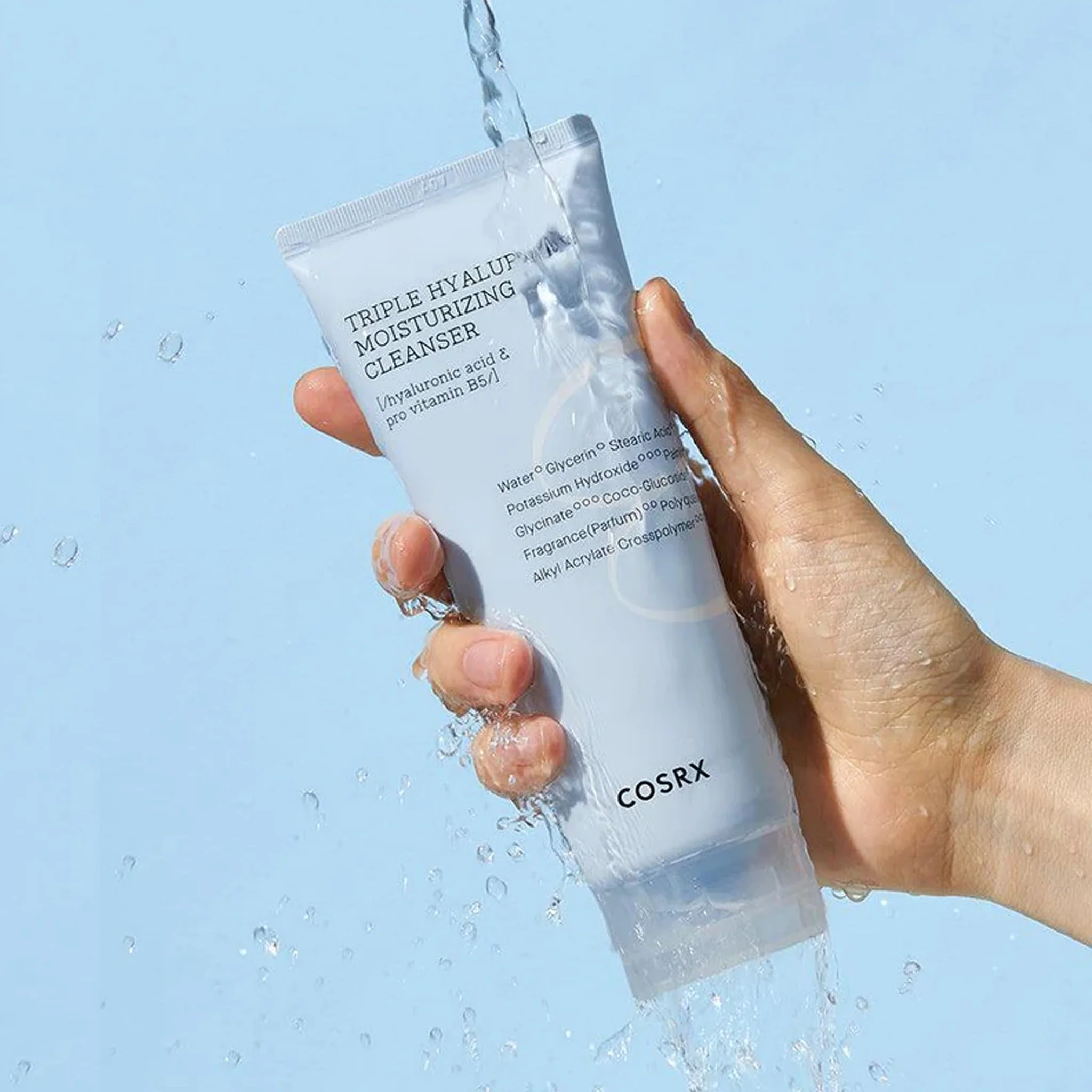 COSRX Hydrium Triple Hyaluronic Moisturizing Cleanser 150ml - Image 6