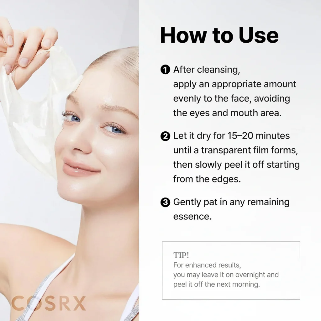 COSRX PDRN EXOSOME Skinplaning Glaze Mask 50ml - Image 4