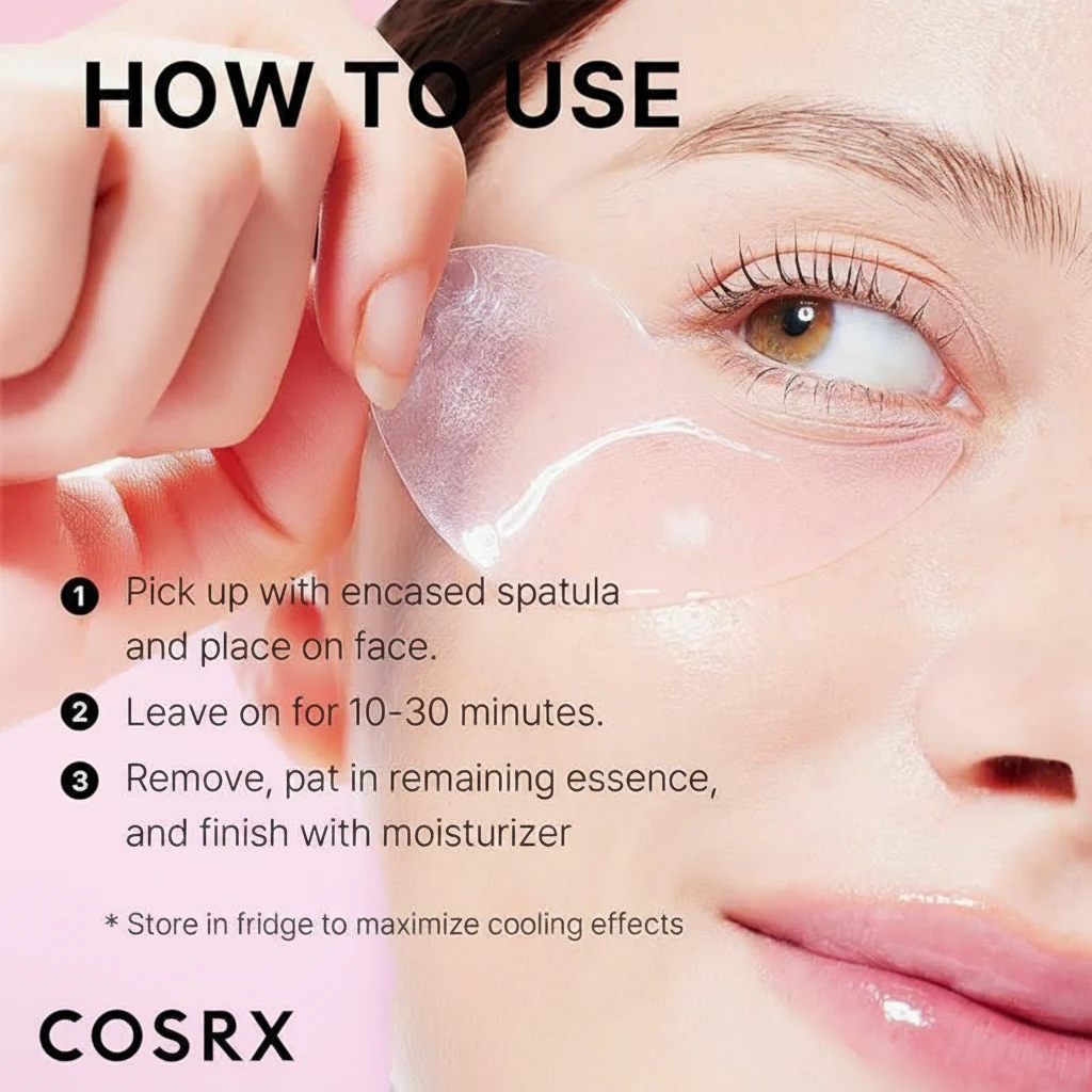 COSRX the Peptide Collagen Hydrogel Eye Patch 60 patches - Image 4