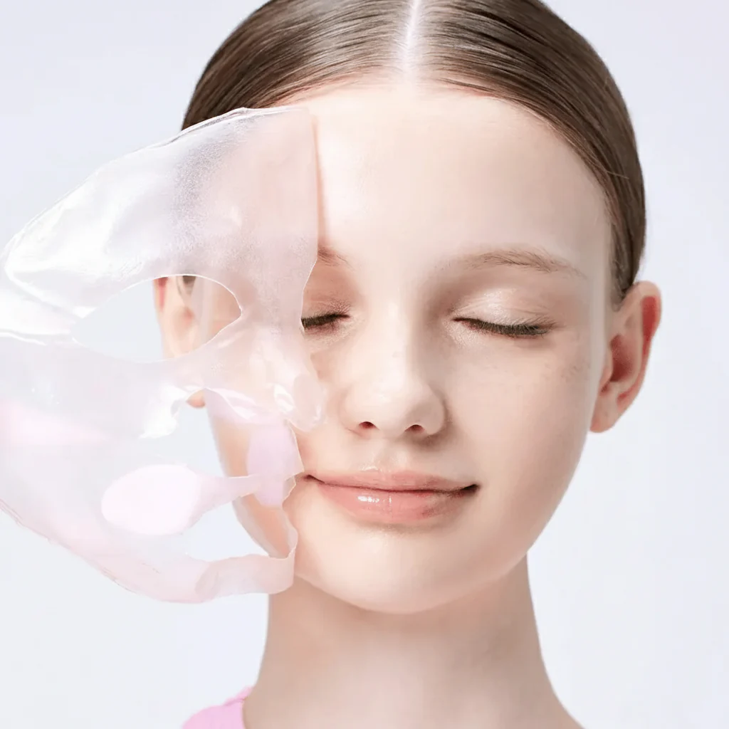 COSRX The Peptide Collagen Lifting Glow Hydrogel Mask 3pcs - Image 3