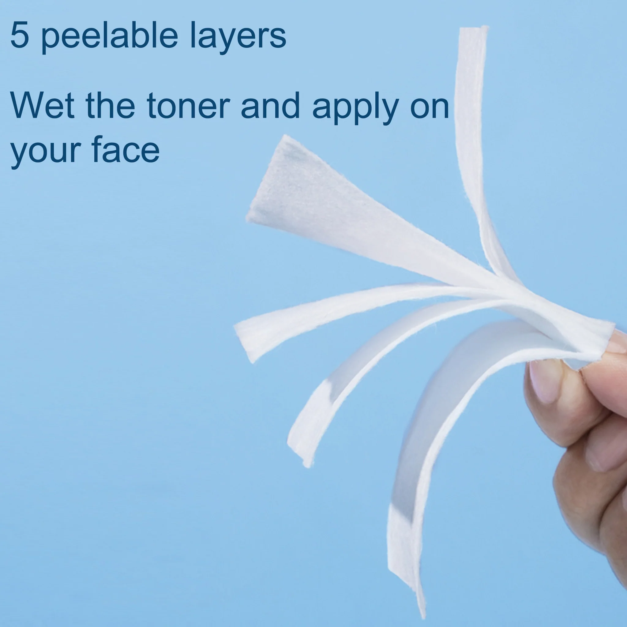 COTTON LABO 5 Layers Make Up & Cleansing Cotton Pad - Image 4