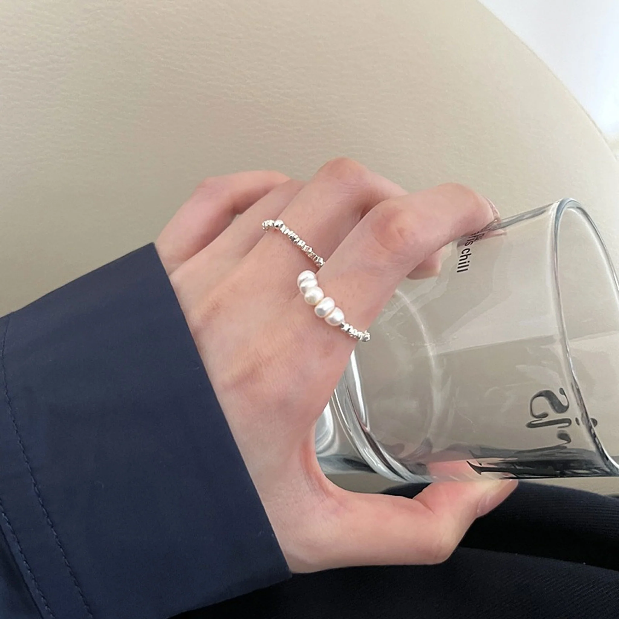 Crushed Pearl Ring - Image 3