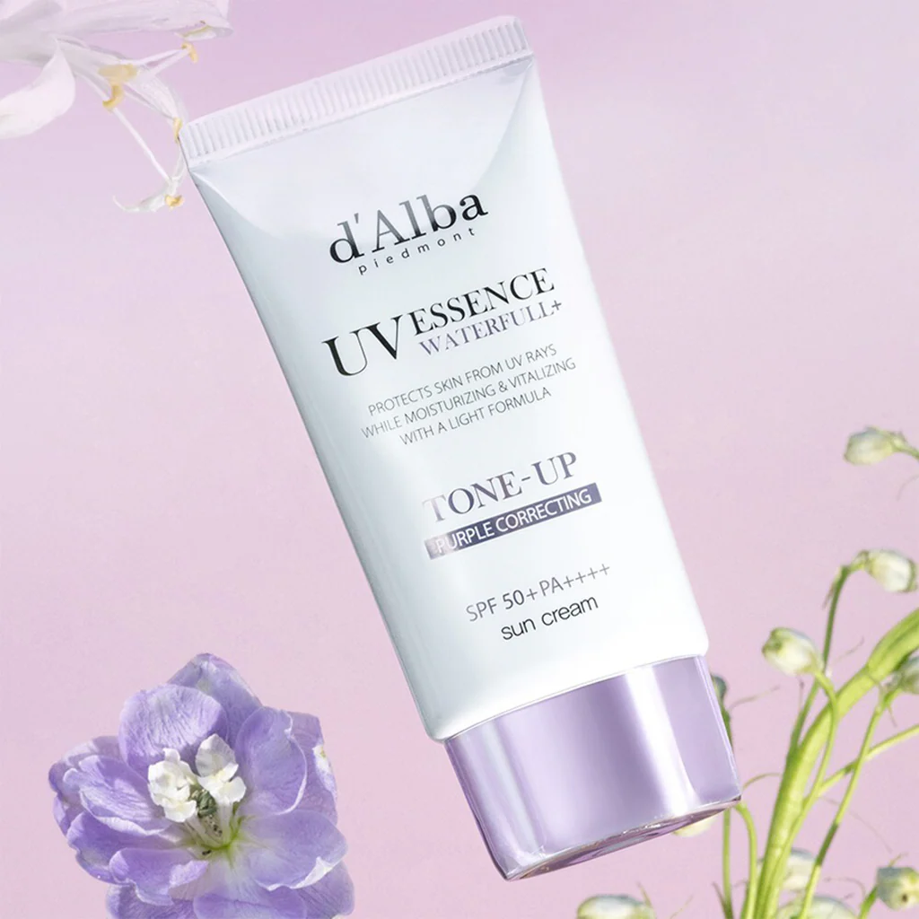 d'alba Tone Up Cream Purple 50ml - Image 3