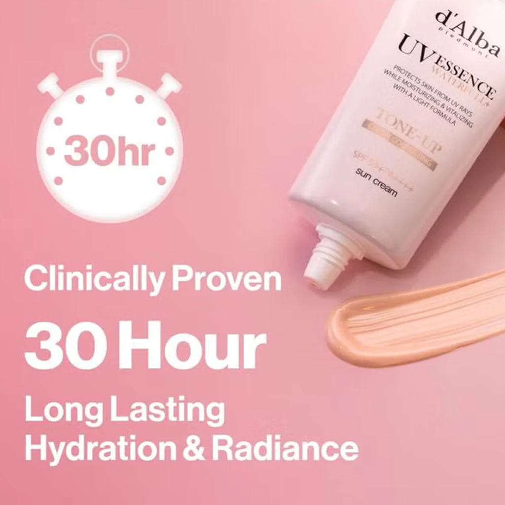 d'Alba Waterfull Tone-Up Sunscreen 50 ml - Image 4