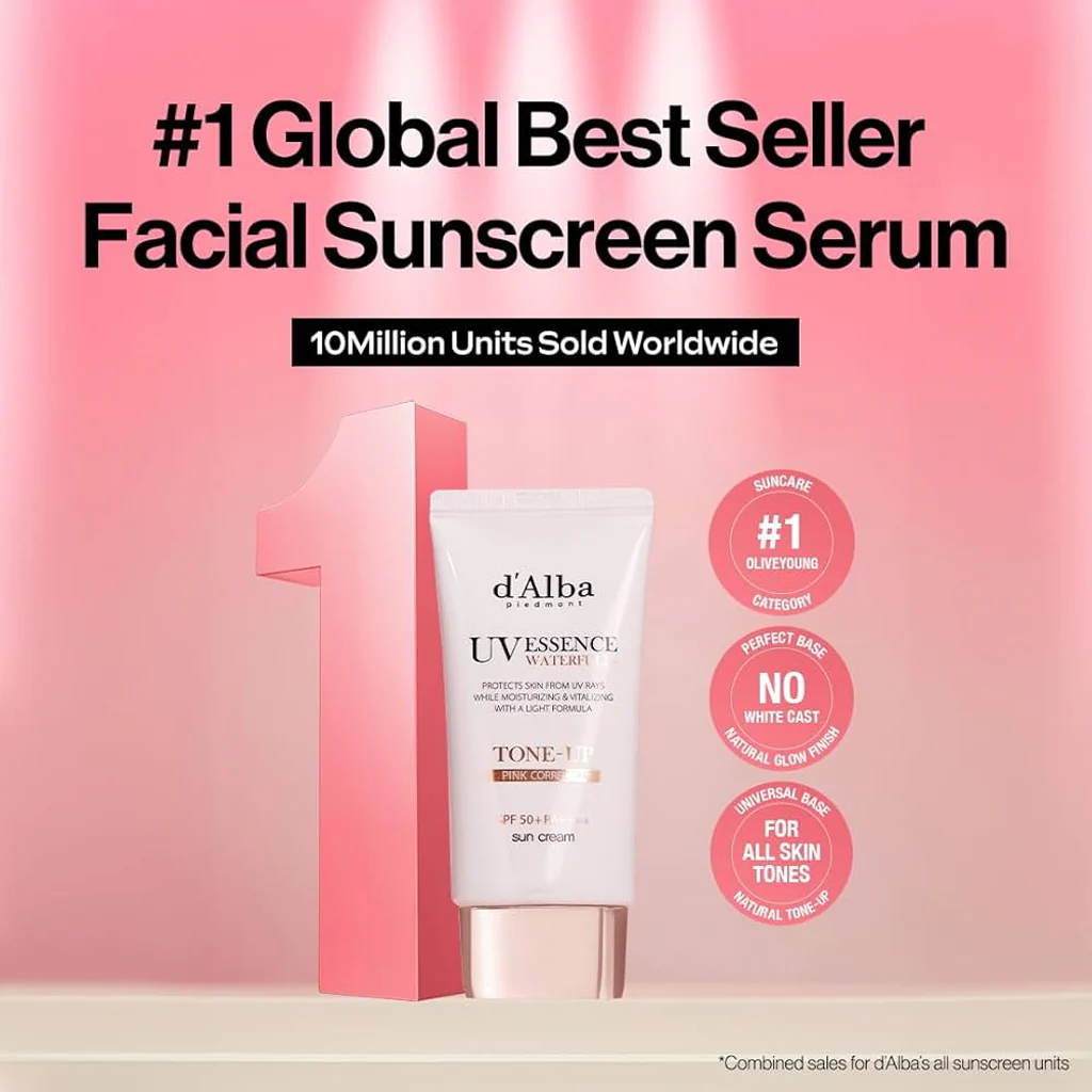 d'Alba Waterfull Tone-Up Sunscreen 50 ml - Image 5