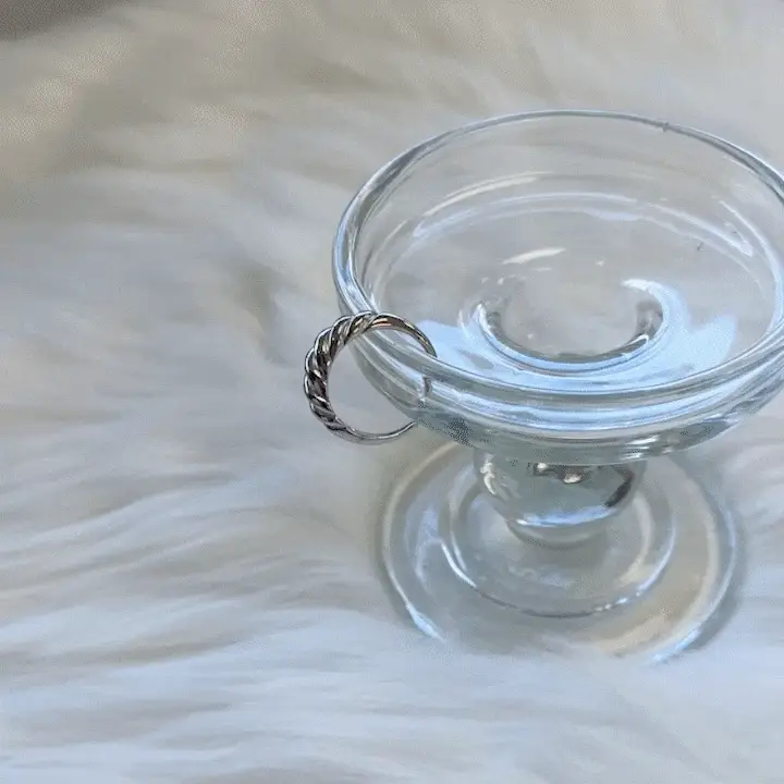 Diagonal Twisted Open Ring - Image 2