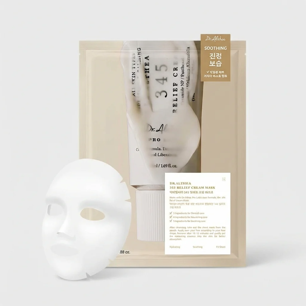 Dr. Althea 345 Relief Cream Mask 4pcs