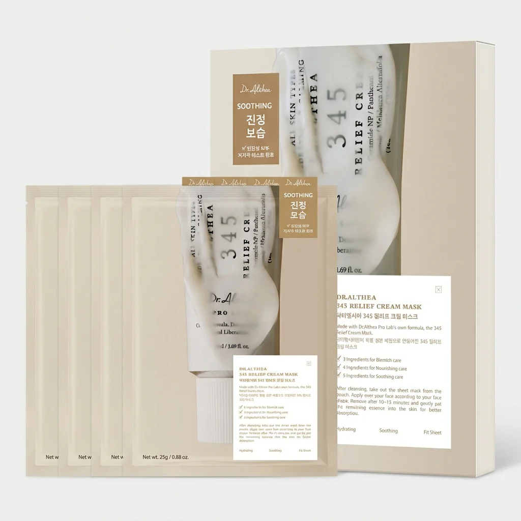 Dr. Althea 345 Relief Cream Mask 4pcs - Image 2
