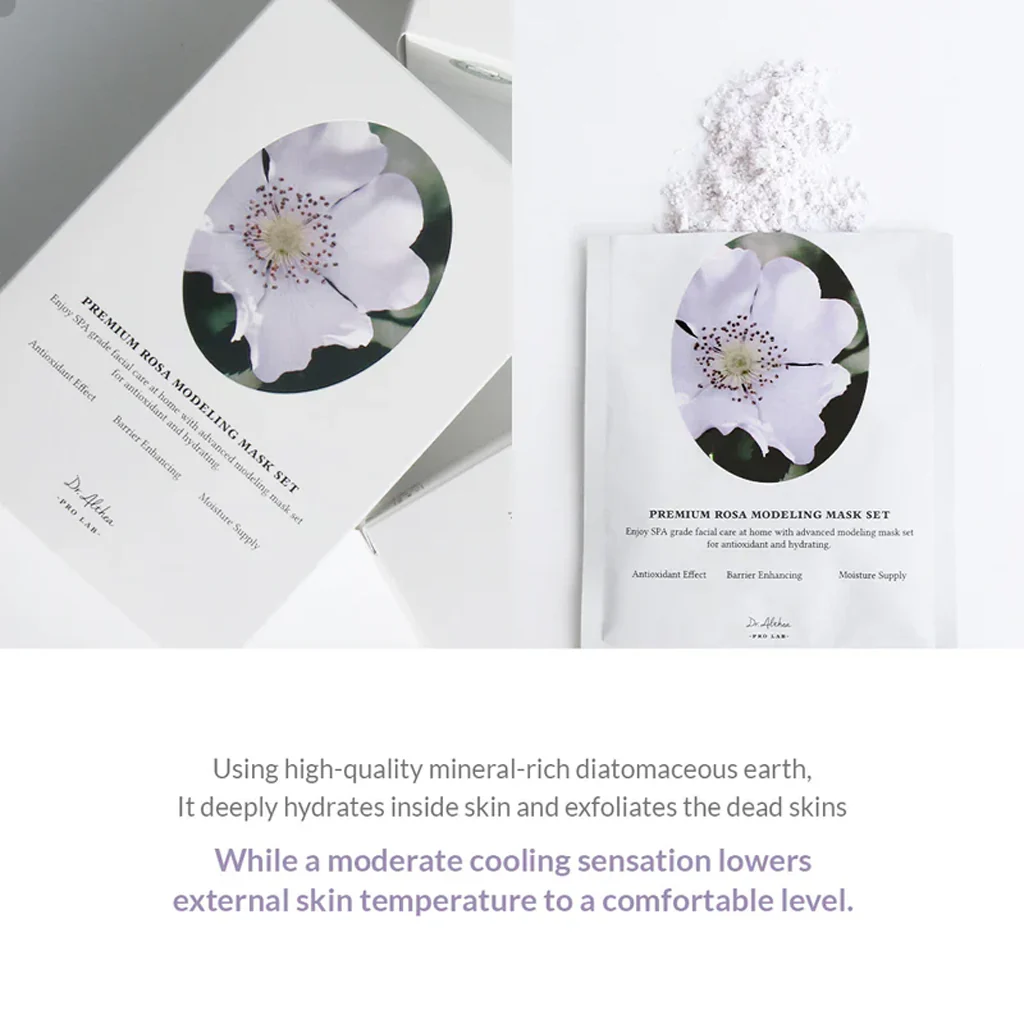 Dr.Althea Premium Rosa Modeling Mask Set 5 pcs - Image 3