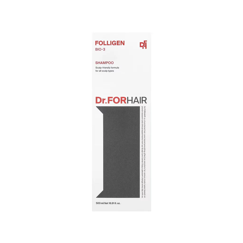 Dr.FORHAIR Folligen Bio-3 Shampoo 500 ml - Image 2