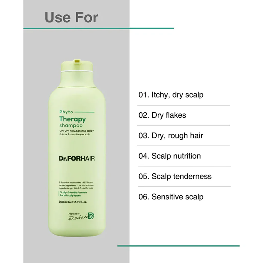 Dr.FORHAIR Phyto Therapy Shampoo 500 ml - Image 4