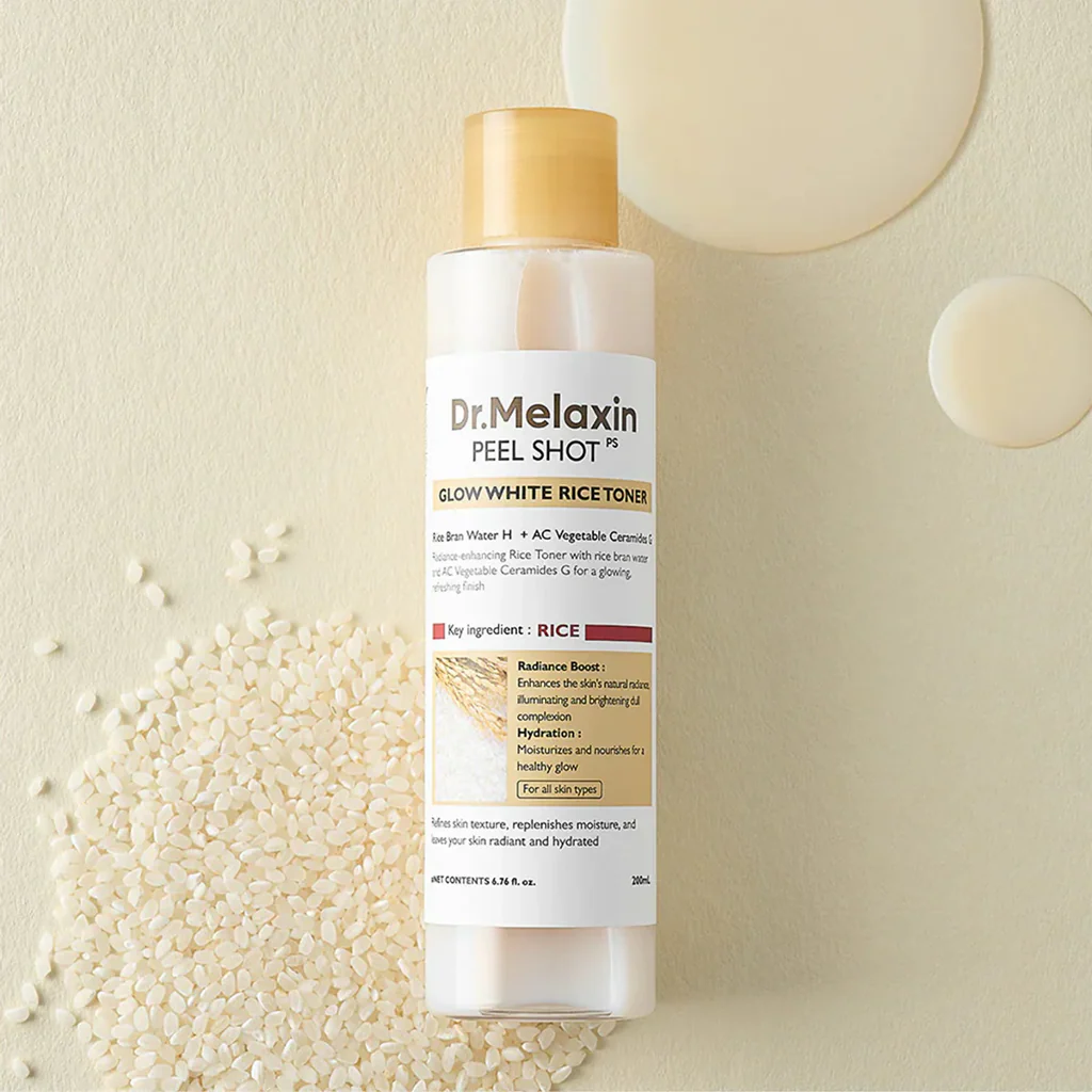 DR MELAXIN Peel Shot Glow Rice Toner 200ml