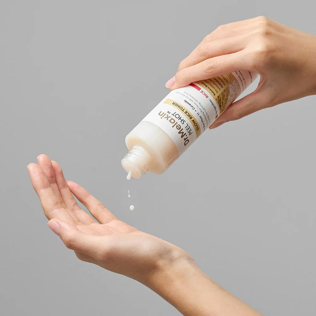 DR MELAXIN Peel Shot Glow Rice Toner 200ml - Image 5