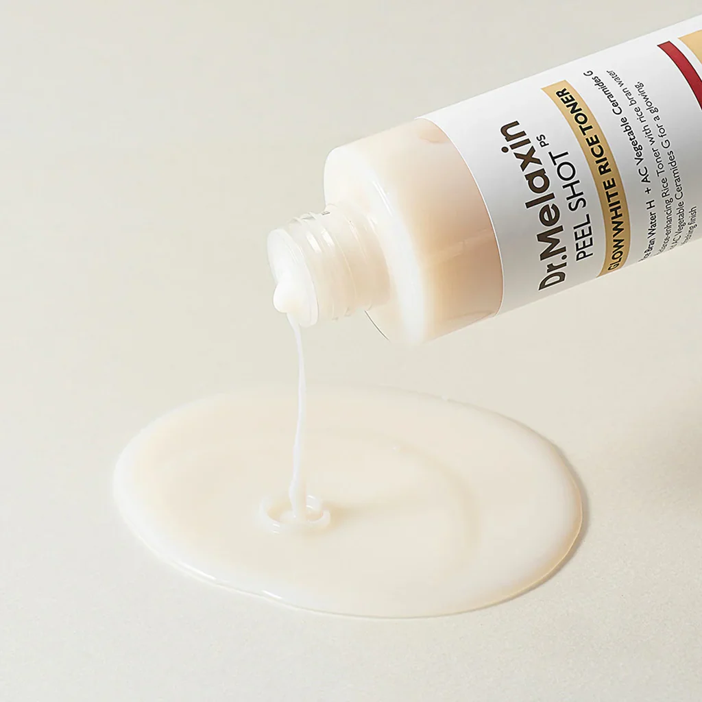 DR MELAXIN Peel Shot Glow Rice Toner 200ml - Image 6