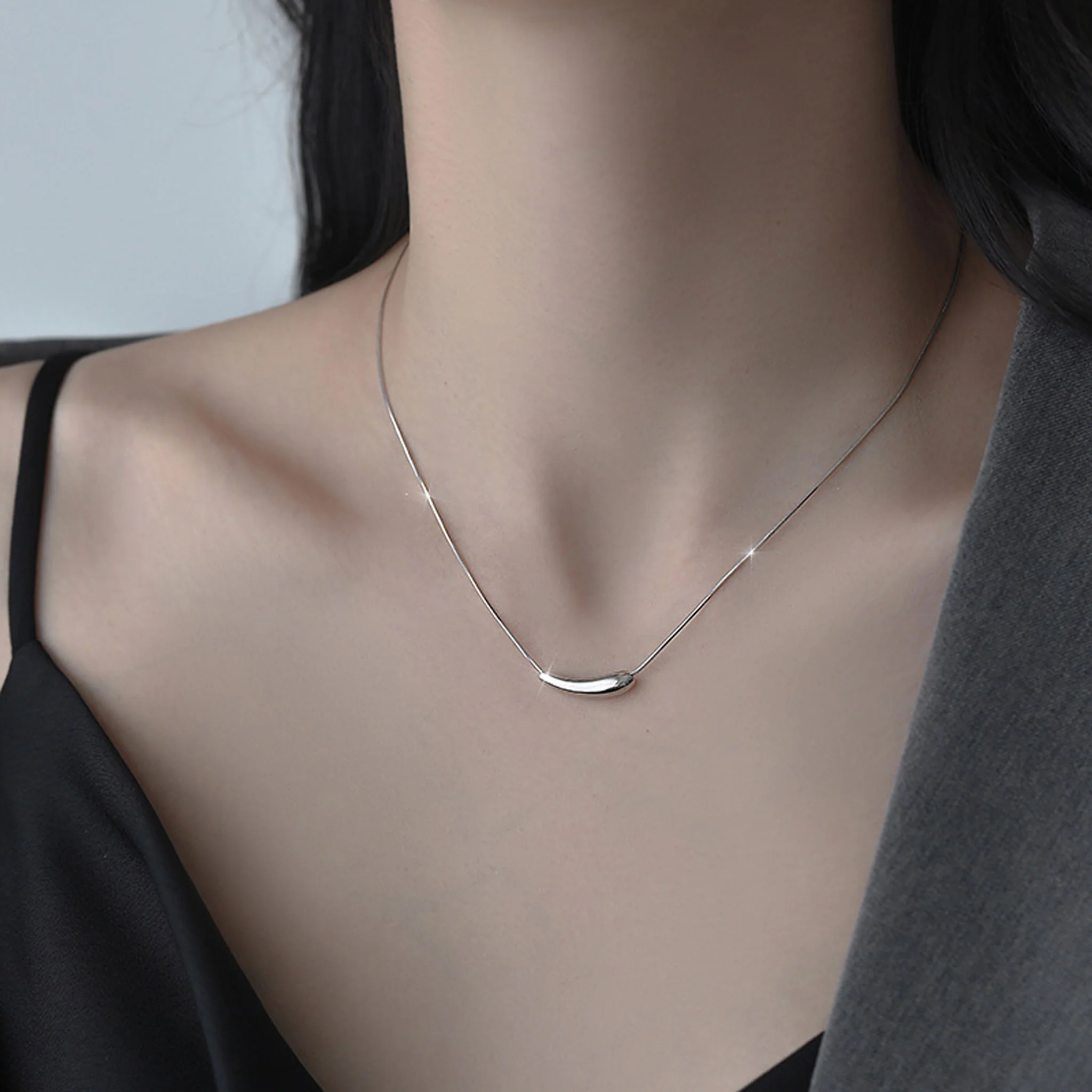 Eggplant Pendant Necklace - Image 4