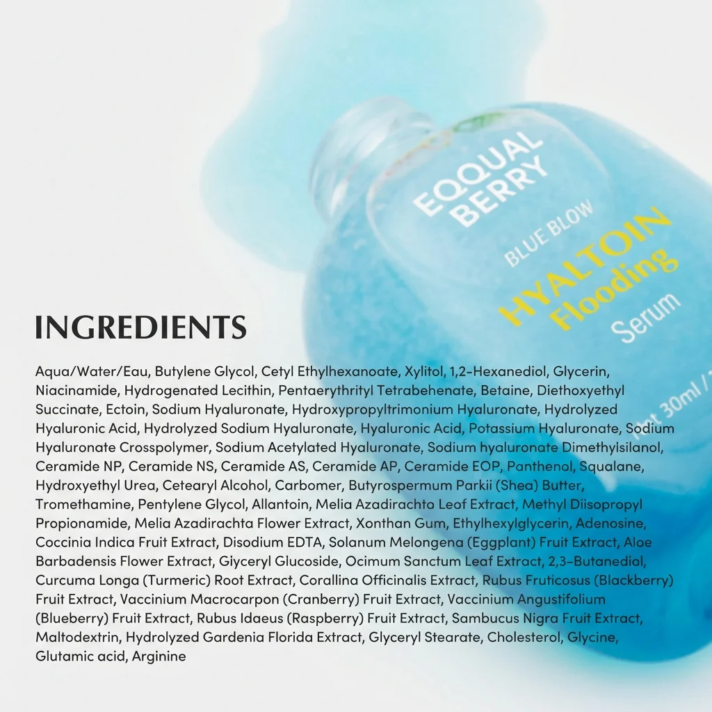 Eqqualberry Hyaltoin Flooding Serum 30ml - Image 5