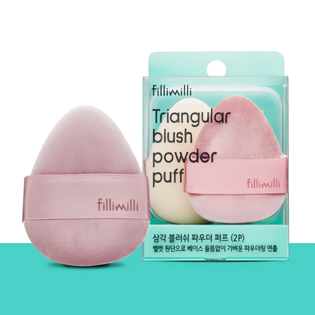 fillimilli Triangular Blush Powder Puff Set 2 pcs - Image 3